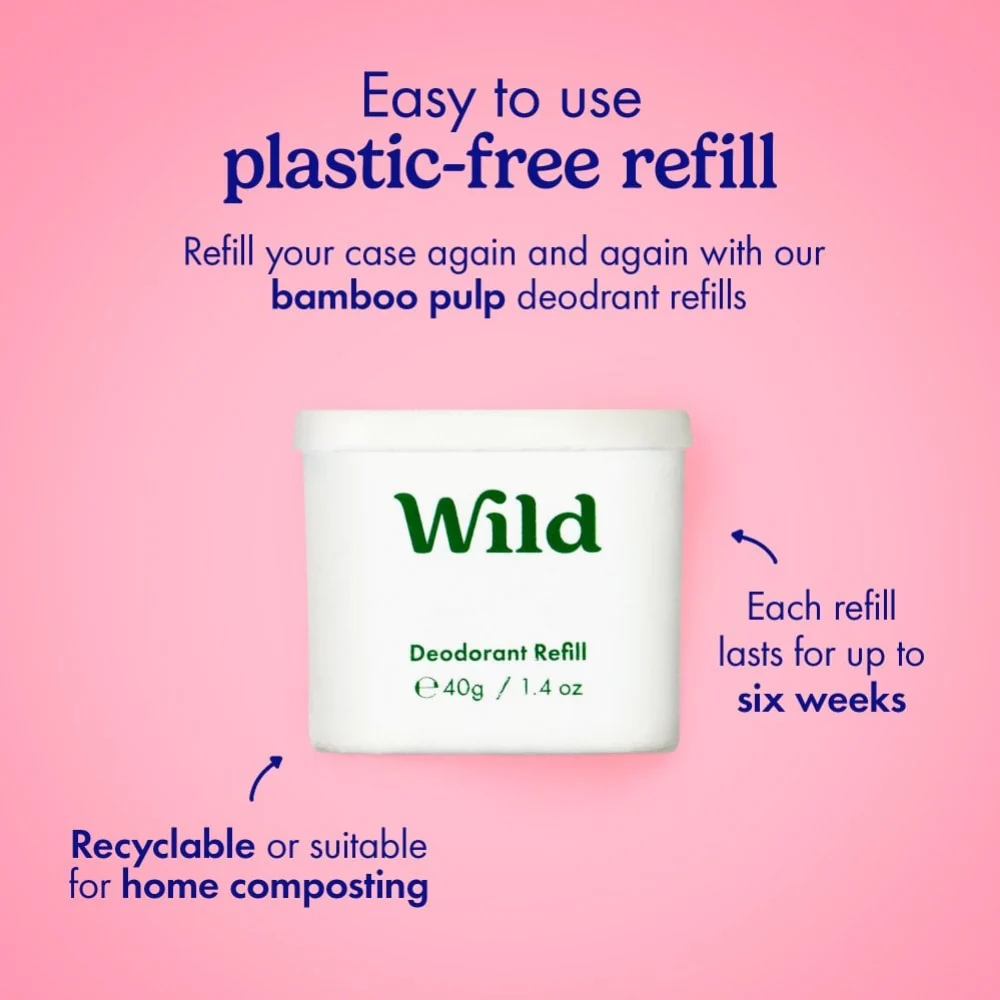 Wild Men's Cotton & Sea Salt Deodorant Starter Pack - Image 4