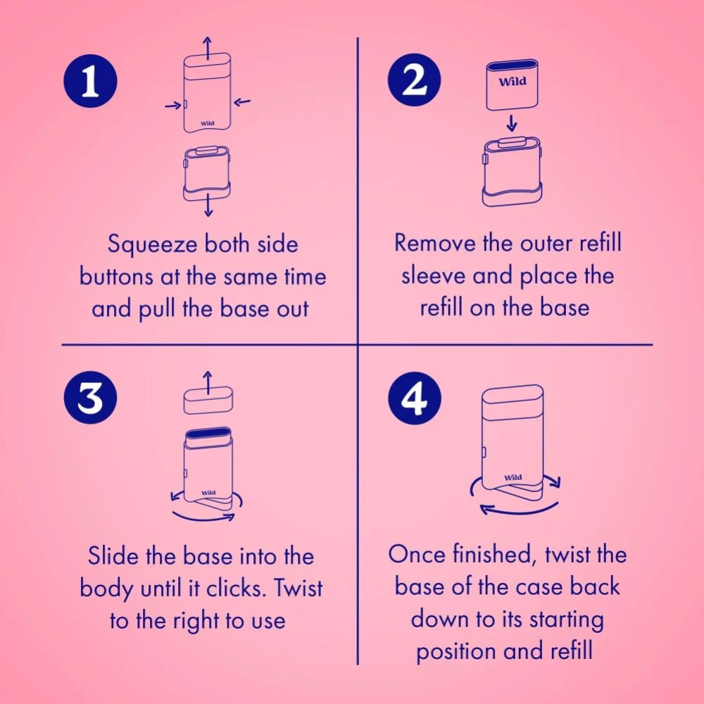 Wild Men's Cotton & Sea Salt Deodorant Starter Pack - Image 5