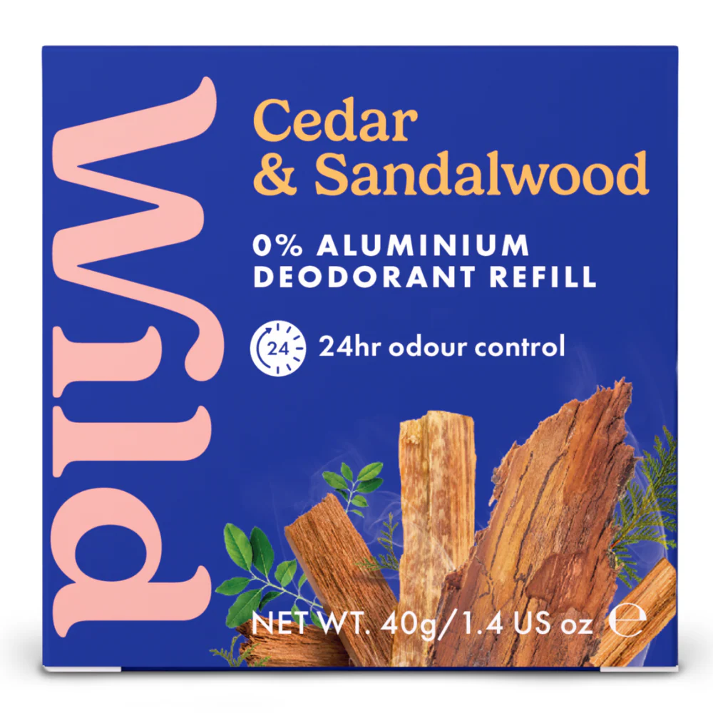 Wild Sandalwood & Cedar Deodorant Refill 40g - Image 2