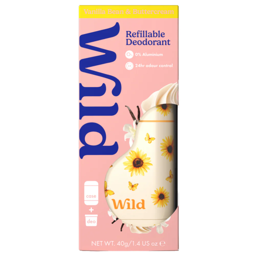 Wild Sunflower Case + Vanilla Bean & Buttercream Deodorant Roll-On Starter Pack - Image 2