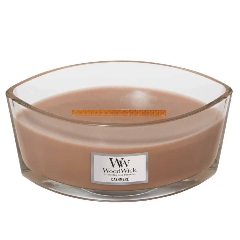 WoodWick Cashmere Ellipse Jar Candle - Image 2