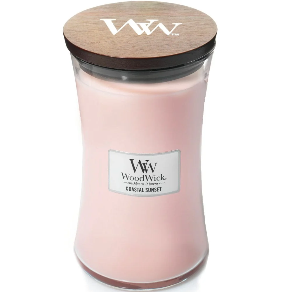 WoodWick Coastal Sunset Large Hourglass Jar Candle - Image 2