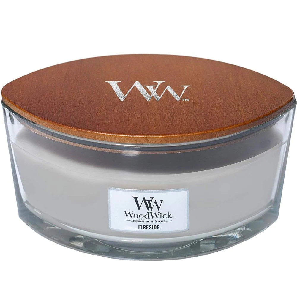 WoodWick Fireside Ellipse Jar Candle - Image 2