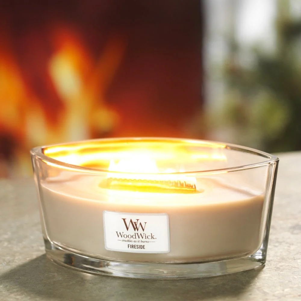 WoodWick Fireside Ellipse Jar Candle - Image 3