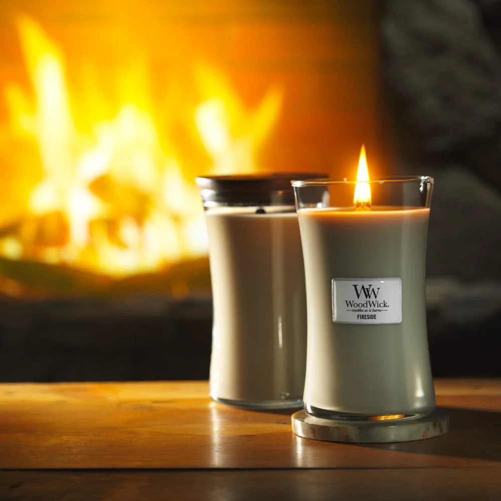 WoodWick Fireside Large Hourglass Jar Candle - Image 3