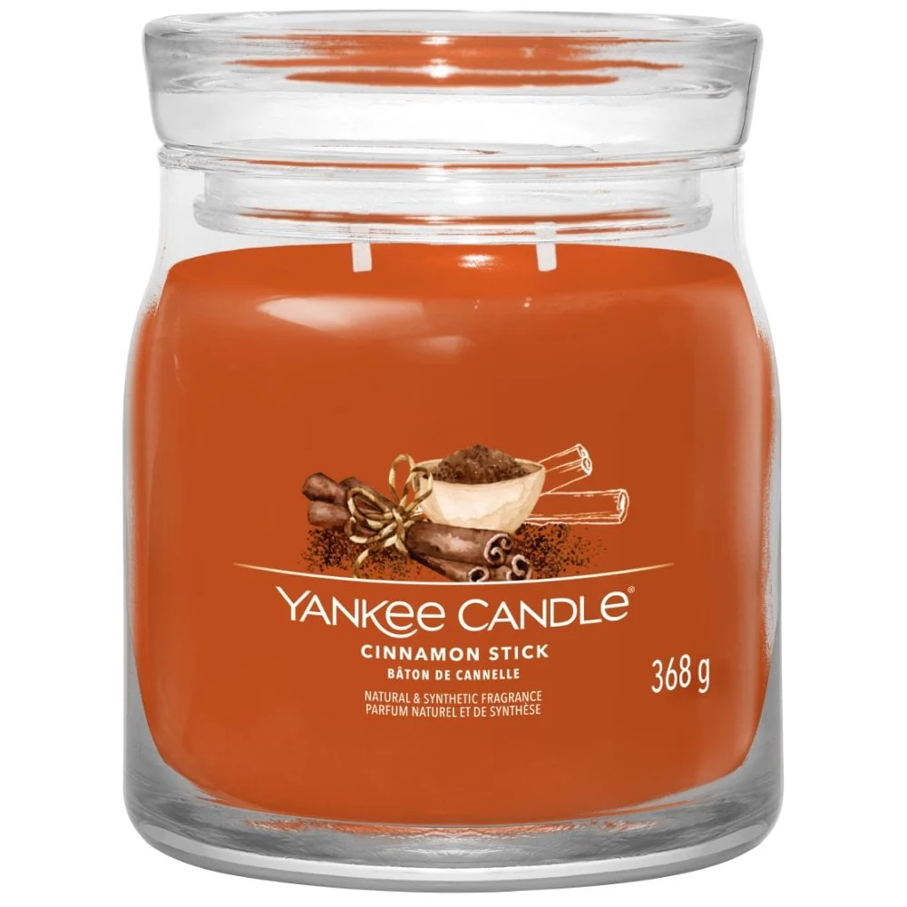 Yankee Candle Cinnamon Stick Medium Signature Jar Candle - Image 2