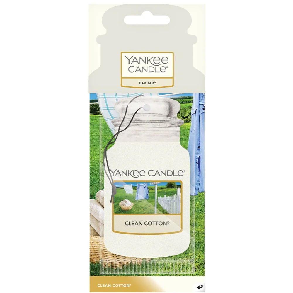 Yankee Candle Clean Cotton Car Jar Air Freshener
