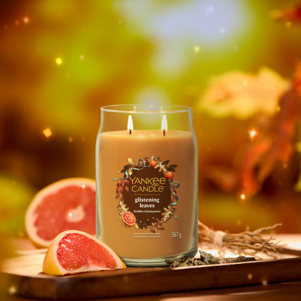 Yankee Candle Glistening Leaves Large Signature Jar Candle - Image 3