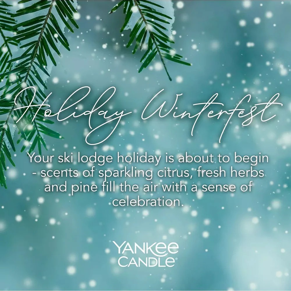 Yankee Candle Holiday Winterfest Medium Signature Jar Candle - Image 2