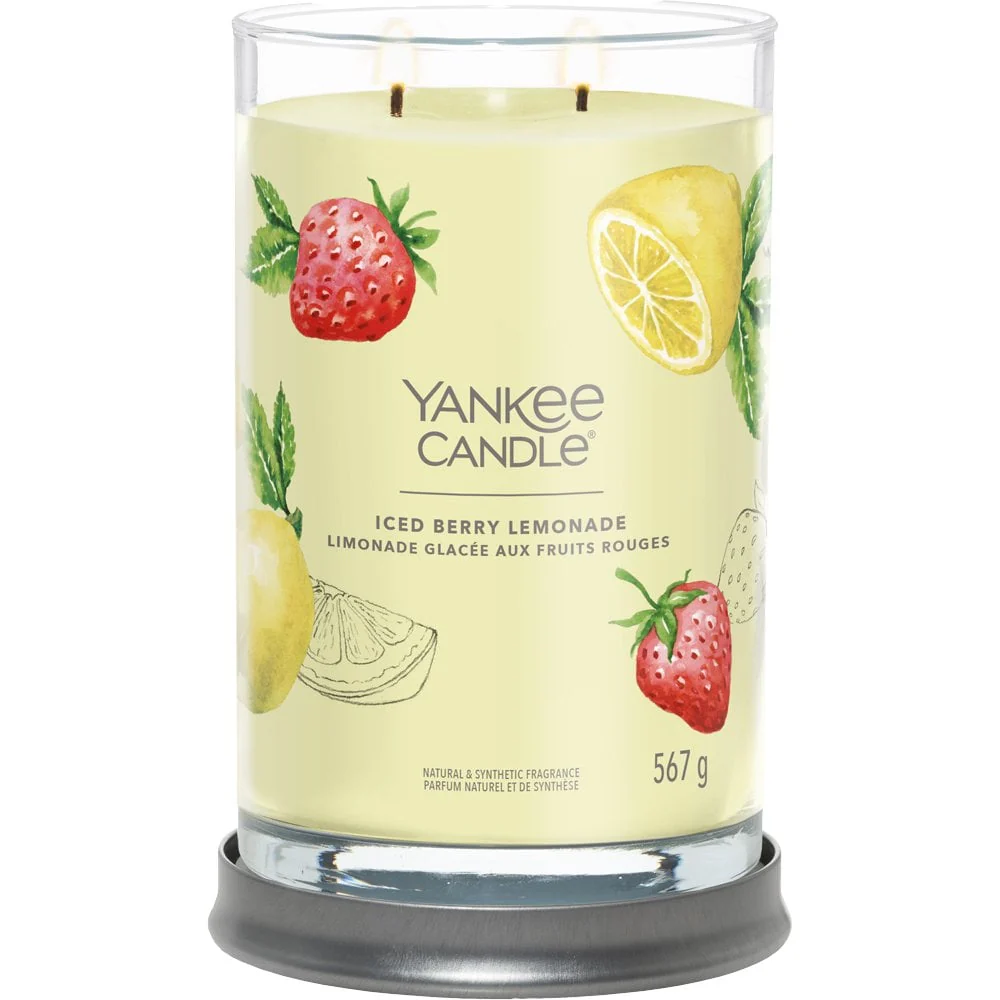 Yankee Candle Iced Berry Lemonade Large Signature Tumbler Jar Candle - Image 2
