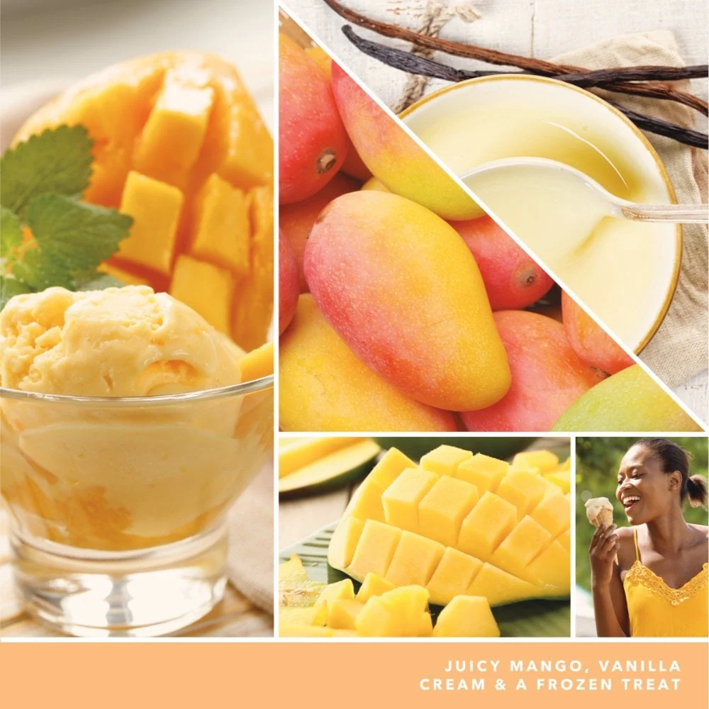 Yankee Candle Mango Ice Cream Medium Signature Jar Candle - Image 3