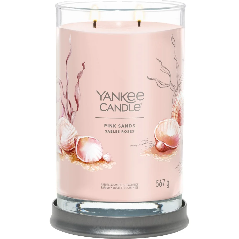 Yankee Candle Pink Sands Large Signature Tumbler Jar Candle - Image 2