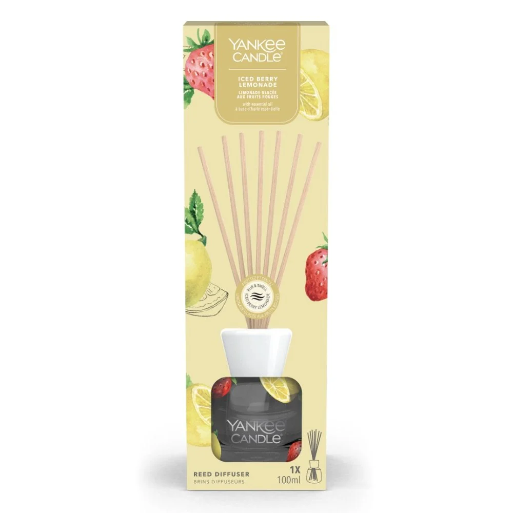 Yankee Candle Signature Reed Diffuser Iced Berry Lemonade 100ml - Image 2