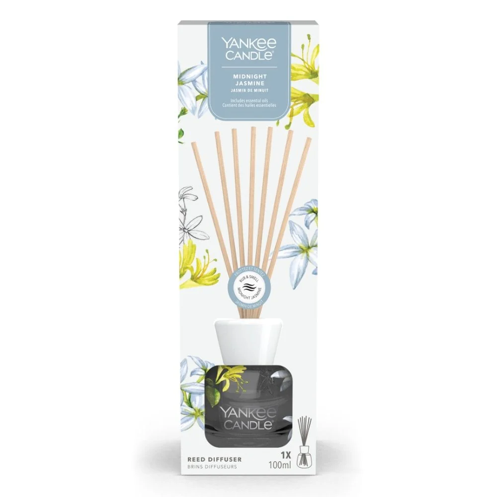 Yankee Candle Signature Reed Diffuser Midnight Jasmine 100ml - Image 2