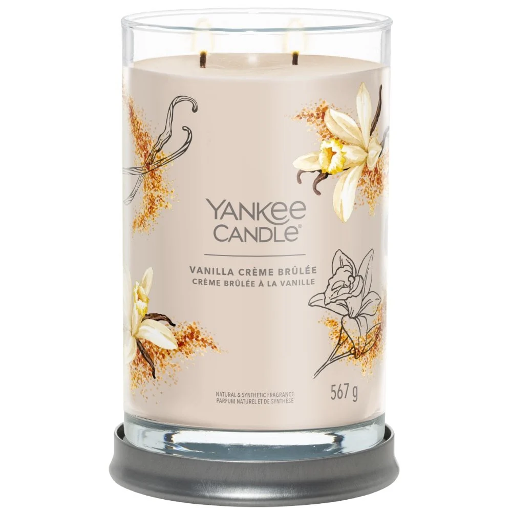 Yankee Candle Vanilla Creme Brulee Large Signature Tumbler Jar Candle - Image 2
