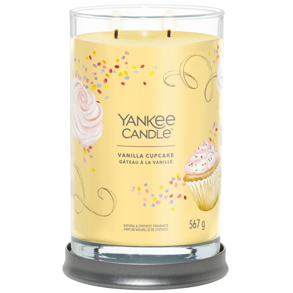 Yankee Candle Vanilla Cupcake Large Signature Tumbler Jar Candle - Image 2